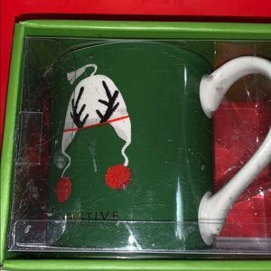 Kate spade festive mug new in box